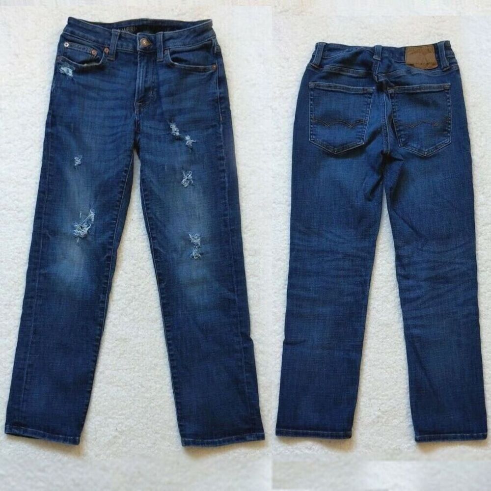 American Eagle Jeans Distressed Next Level Flex Stretch High Rise 26